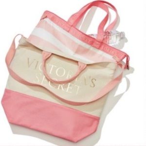 NWT Victoria Secret tote with insulated cooler
